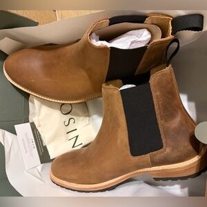 NWT Nisolo Men’s Distressed Leather Marco Everyday Chelsea Boot - Size 12